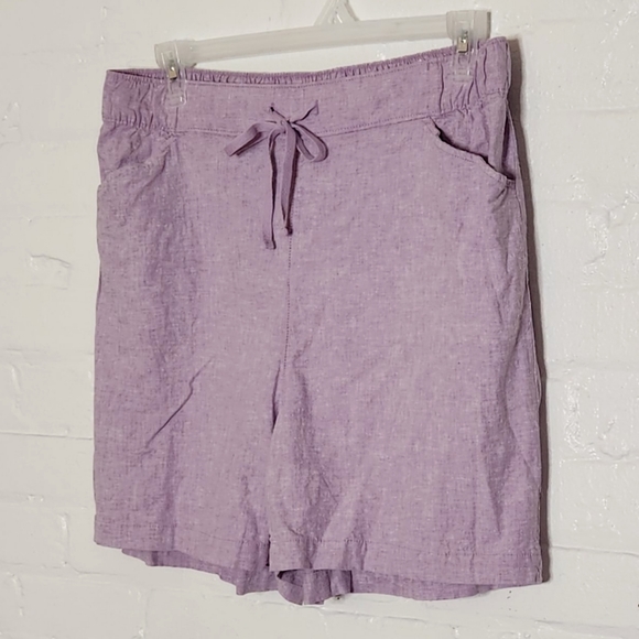 Lane Bryant Linen Blend Shorts NWT - Picture 2 of 5